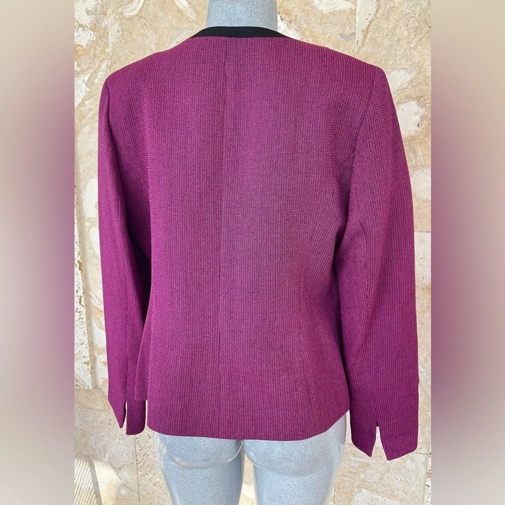Women's Purple and Black Blazer